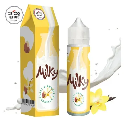 Milky Amande Vanille 50ml (0mg) - Le Coq Qui Vape
