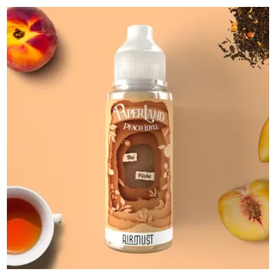 Peach Idyll 100ml (0mg) - Paperland by Airmust