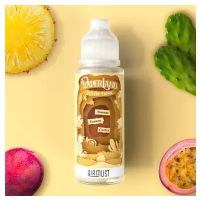 Yellow Tropic 100ml (0mg) - Paperland by Airmust