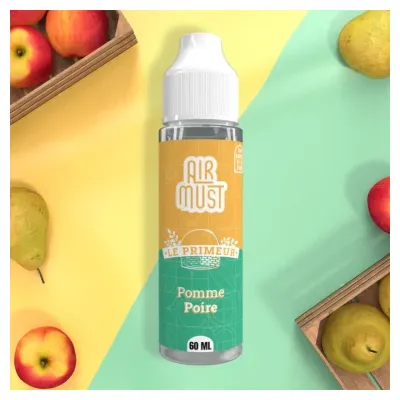Pomme Poire 60ml (0mg) - Le Primeur by Airmust