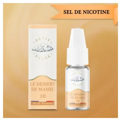 Le Dessert De Mamie 10ml Nic Salt (10mg) - Petit Nuage