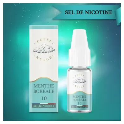 Menthe Boréale 10ml Nic Salt (10mg) - Petit Nuage