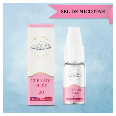 Grenade Pilée 10ml Nic Salt (10mg) - Petit Nuage