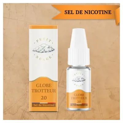 Globe Trotteur 10ml Nic Salt (10mg) - Petit Nuage