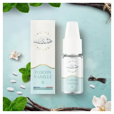 Flocon Vanillé 10ml (0mg) - Petit Nuage