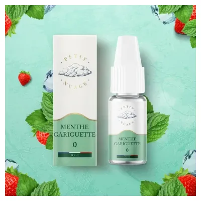 Menthe Gariguette 10ml (16mg) - Petit Nuage