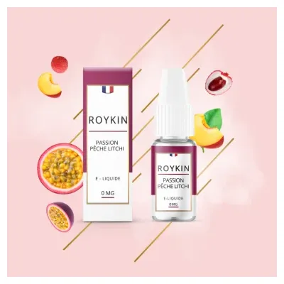 Passion Pêche Litchi 10ml (0mg) - Roykin