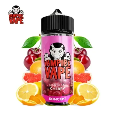 Pinkman Cherry 100ml (0mg) - Vampire Vape