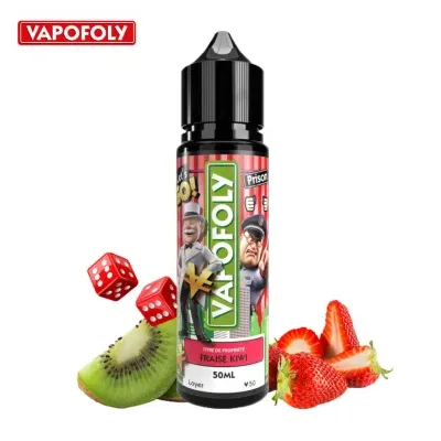 Fraise Kiwi 50ml (0mg) - Vapofoly
