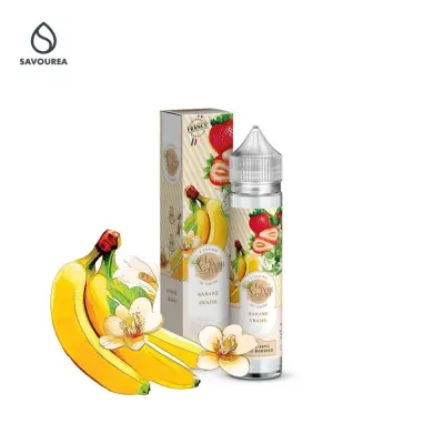 Banane Fraise 50ml (0mg) - Le Petit Verger by Savourea