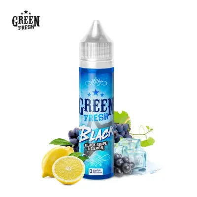 Black 50ml (0mg) - Green Fresh by ELIQUID France