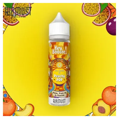 Peachy Pop 60ml (0mg) - Hey Boogie by Airmust