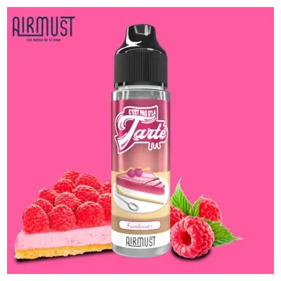 Framboisier 60ml (0mg) - C'est pas d'la tarte by Airmust
