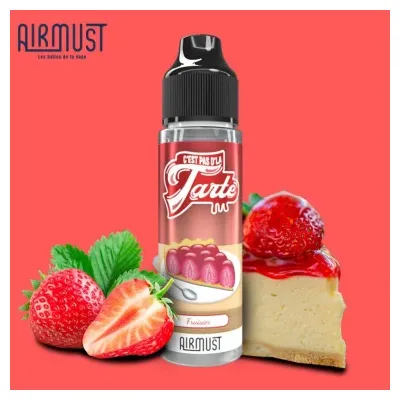 Fraisier 60ml (0mg) - C'est pas d'la tarte by Airmust