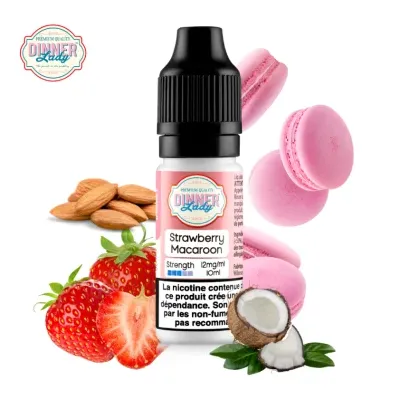 Strawberry Macaroon 10ml (12mg) - Dinner Lady
