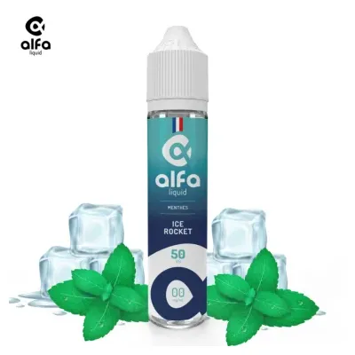 Ice Rocket 50ml (0mg
                              50% / 50%) - Alfaliquid Fraicheur