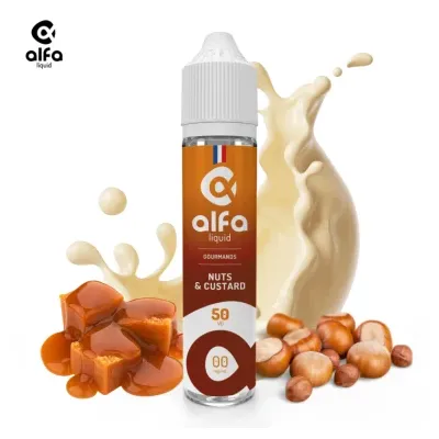 Nuts & Custard 50ml (0mg
                              50% / 50%) - Alfaliquid Gourmands