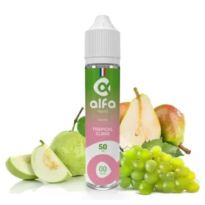 Tropical Cloud 50ml (0mg
                              50% / 50%) - Alfaliquid Fruités