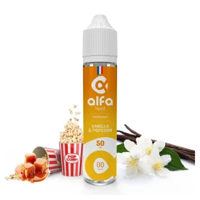 Vanilla & Popcorn 50ml (0mg
                              50% / 50%) - Alfaliquid Gourmands