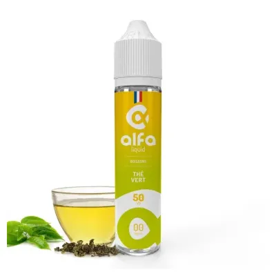 Thé Vert 50ml (0mg
                              50% / 50%) - Alfaliquid Boissons