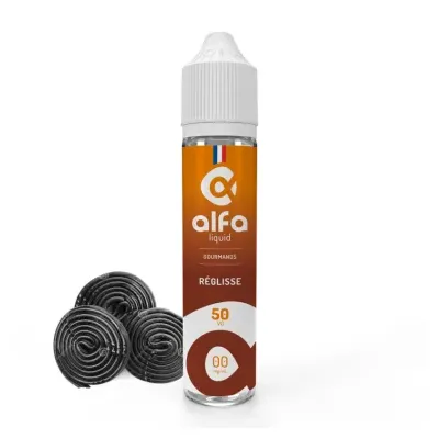 Réglisse 50ml (0mg
                              50% / 50%) - Alfaliquid Gourmands