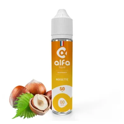 Noisette 50ml (0mg
                              50% / 50%) - Alfaliquid Fruités
