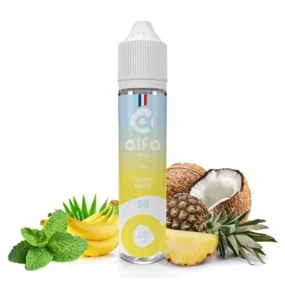 Tropic Moon 50ml (0mg
                              50% / 50%) - Alfaliquid Frais