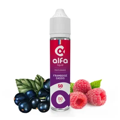 Framboise Cassis 50ml (0mg
                              50% / 50%) - Alfaliquid Fruités