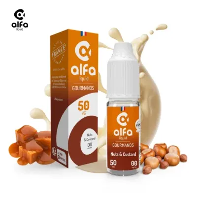 Alfaliquid Gourmands (3mg
                              50% / 50%) - Nuts & Custard 10ml
