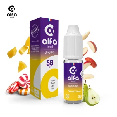 Alfaliquid Bonbons (0mg
                              50% / 50%) - Sweet Joker 10ml