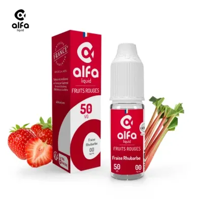 Alfaliquid Fruités (3mg
                              50% / 50%) - Fraise Rhubarbe 10ml