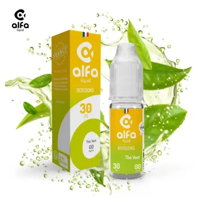 Alfaliquid Boissons (6mg
                              70% / 30%) - Thé Vert 10ml