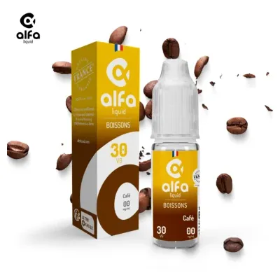 Alfaliquid Boissons (6mg
                              70% / 30%) - Café 10ml