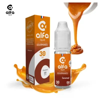 Alfaliquid Gourmands (6mg
                              70% / 30%) - Caramel 10ml