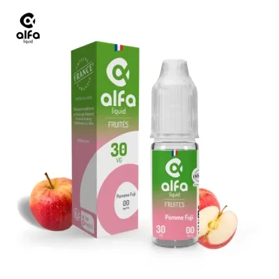 Alfaliquid Fruités (3mg
                              70% / 30%) - Pomme Fuji 10ml