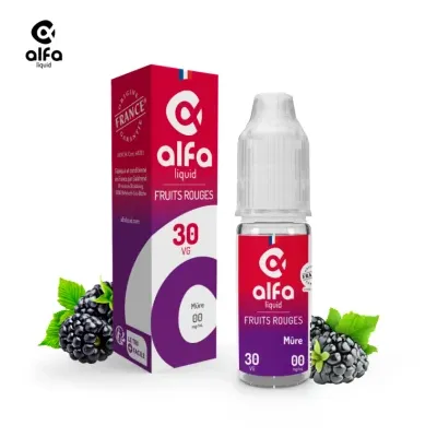 Alfaliquid Fruités (6mg
                              70% / 30%) - Mûre 10ml