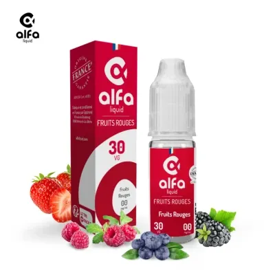 Alfaliquid Fruités (3mg
                              70% / 30%) - Fruits Rouges 10ml