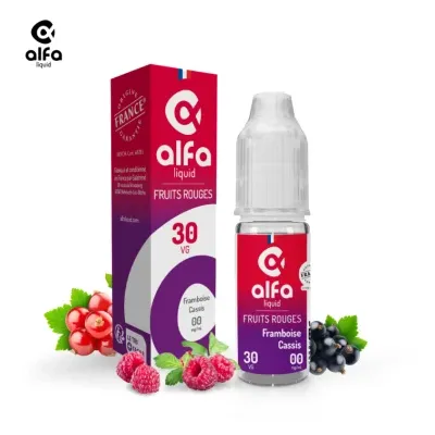 Alfaliquid Fruités (12mg
                              70% / 30%) - Framboise Cassis 10ml
