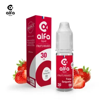 Alfaliquid Fruités (16mg
                              70% / 30%) - Fraise Gariguette 10ml