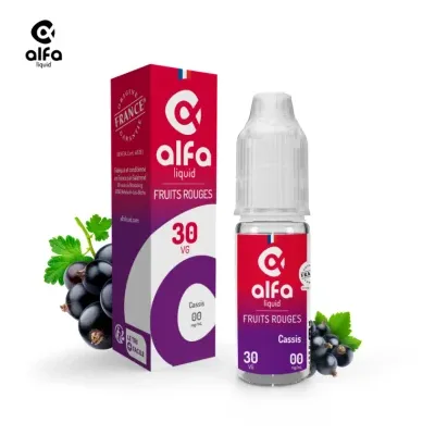 Alfaliquid Fruités (16mg
                              70% / 30%) - Cassis 10ml