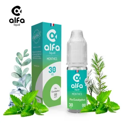 Alfaliquid Fraicheur (16mg
                              70% / 30%) - Pin Eucalyptus 10ml