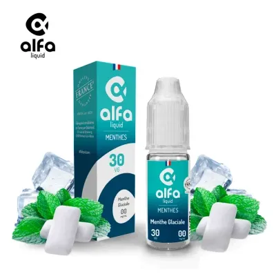 Alfaliquid Fraicheur (0mg
                              50% / 50%) - Menthe Glaciale 10ml