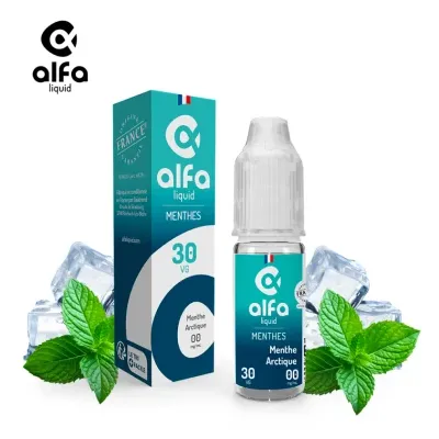 Alfaliquid Fraicheur (12mg
                              70% / 30%) - Menthe Arctique 10ml
