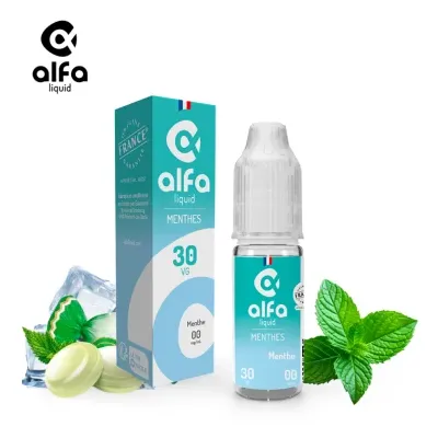 Alfaliquid Fraicheur (16mg
                              70% / 30%) - Menthe 10ml