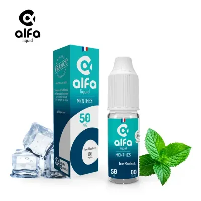 Alfaliquid Fraicheur (16mg
                              50% / 50%) - Ice Rocket 10ml