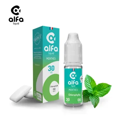 Alfaliquid Fraicheur (3mg
                              70% / 30%) - Chlorophylle 10ml