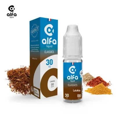 Alfaliquid Classique (6mg
                              70% / 30%) - Latakia 10ml