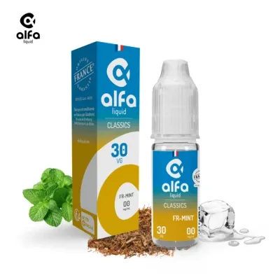 Alfaliquid Classique (12mg
                              70% / 30%) - FR-Mint 10ml