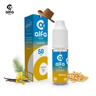 Alfaliquid Classique (6mg
                              50% / 50%) - California 10ml