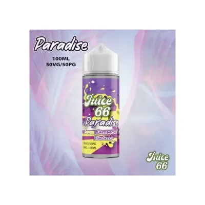 Lemon PassionFruit Blueberry 100ml Paradise - Juice 66